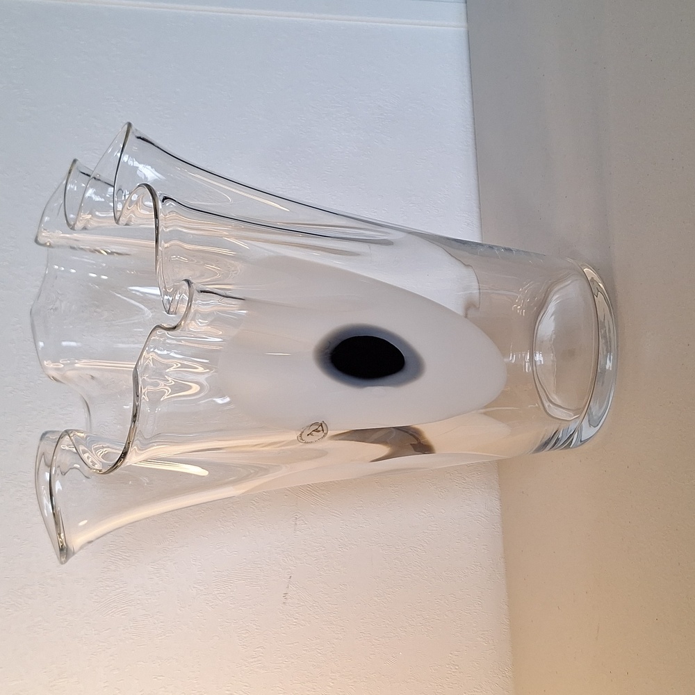 #ACZ Zorza 12.5" handblown glass vase